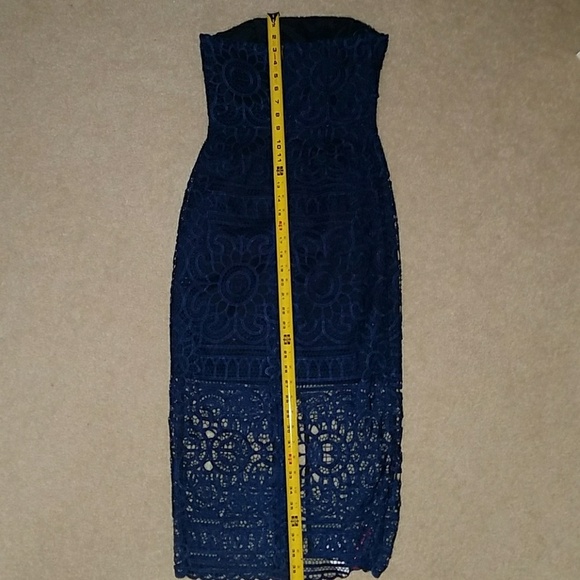 Nicholas Floral Lace Navy Dress Size 2 NWT - Picture 6 of 7